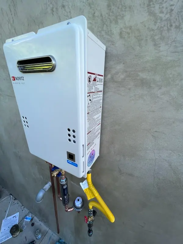 Tankless water heater installation for Park Manor homes